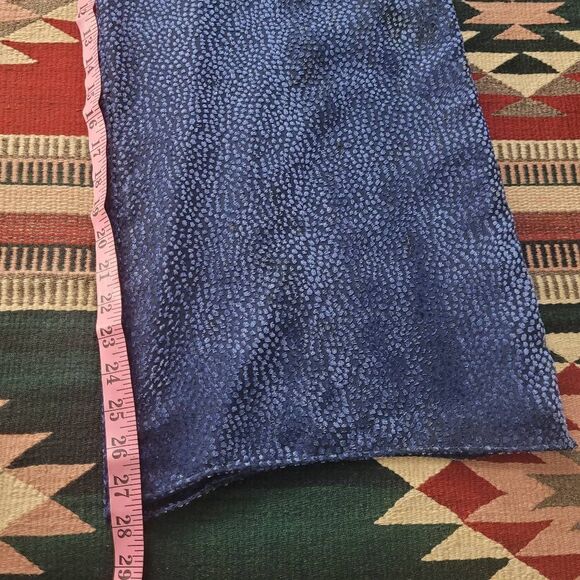 Anthropologie Velvet Nova Jumpsuit Sz 0 Navy Blue Textured Sleeveless Straight - Picture 11 of 13